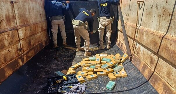 Mais de 120 kg de cocaína são apreendidos em carga de soja na BR-135, em São Luís