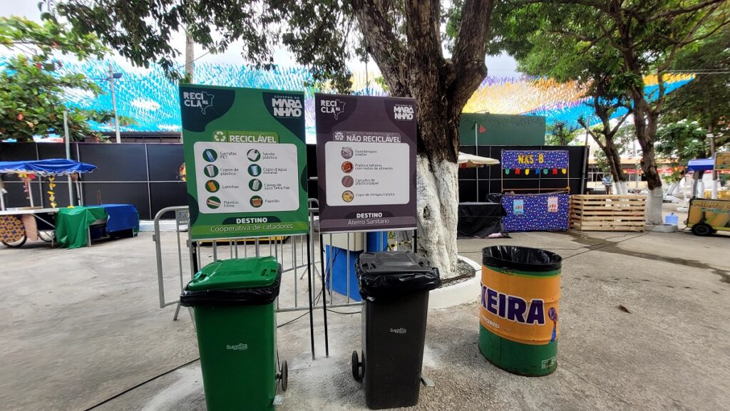 Programa Recicla MA promove ações de reciclagem no Arraial do Ipem (Foto: Divulgação)