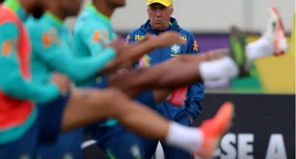 Brasil enfrenta Equador na estreia do italiano Carlo Ancelotti