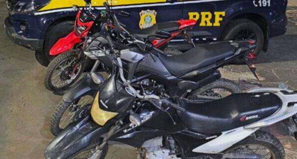 Três motocicletas com registro de furto são recuperadas pela PRF em Caxias