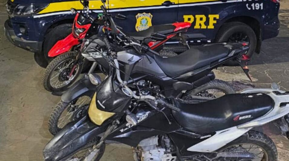 Três motocicletas com registro de furto são recuperadas pela PRF em Caxias