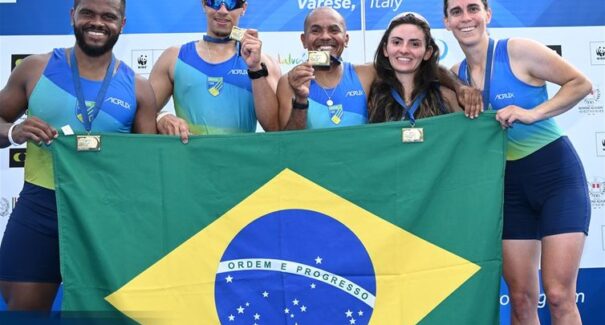 Brasil estreia com ouro na Copa do Mundo de Remo Paralímpico