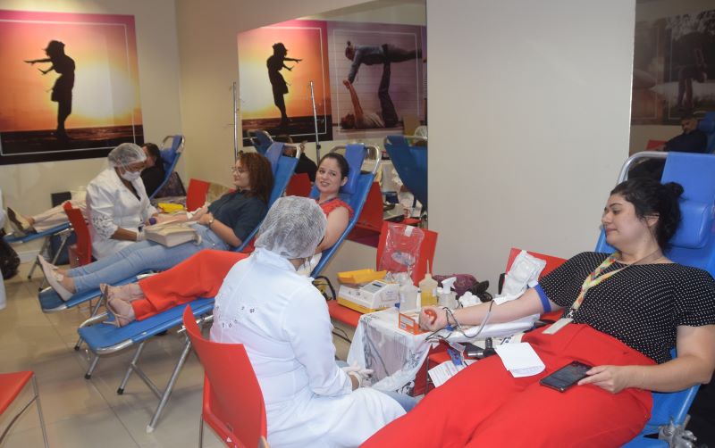 Ação de doação de sangue acontece no Rio Anil e reforça estoques de bolsas no São João