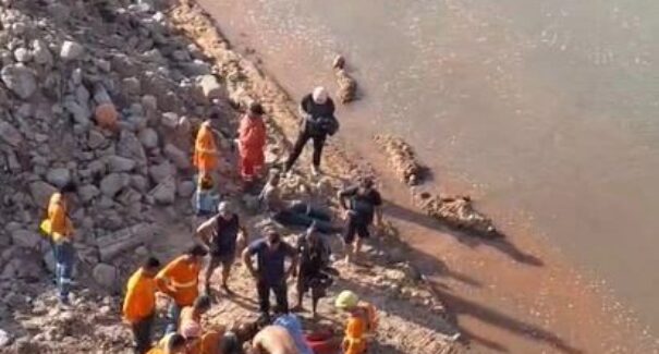 Mulher é resgatada com vida após cair da Ponte do São Francisco