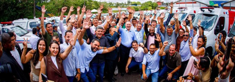 Na entrega dos veículos Brandão afirmou: “vamos eleger o nosso sucessor”