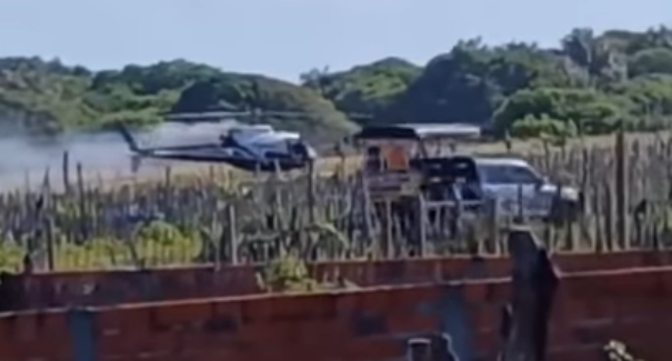 Helicóptero faz pouso de emergência após princípio incêndio em Santo Amaro