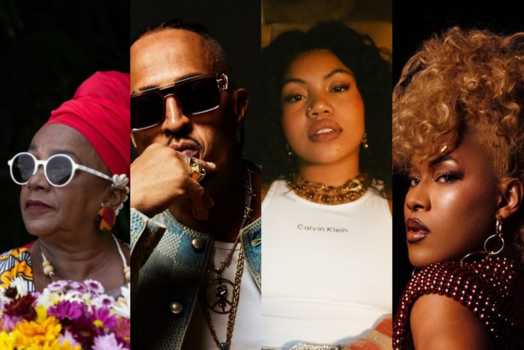 Célia Sampaio, Mano Brown, Duquesa e ENME (Foto: Reprodução)