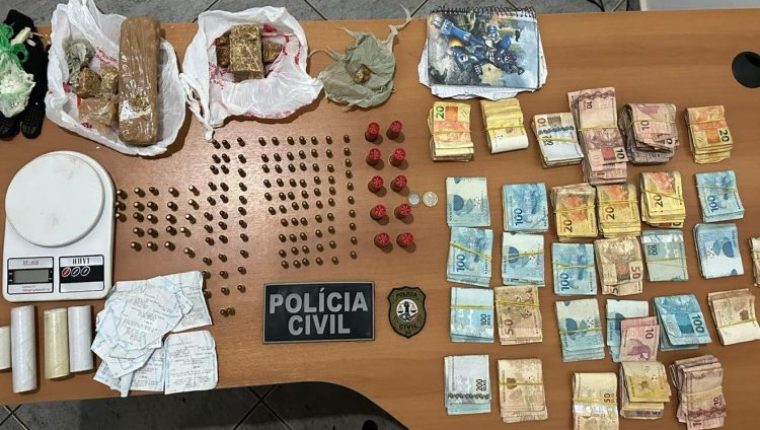 Em Cururupu, duas pessoas são presas com drogas e mais de R$ 28 mil  durante operação da Polícia Civil