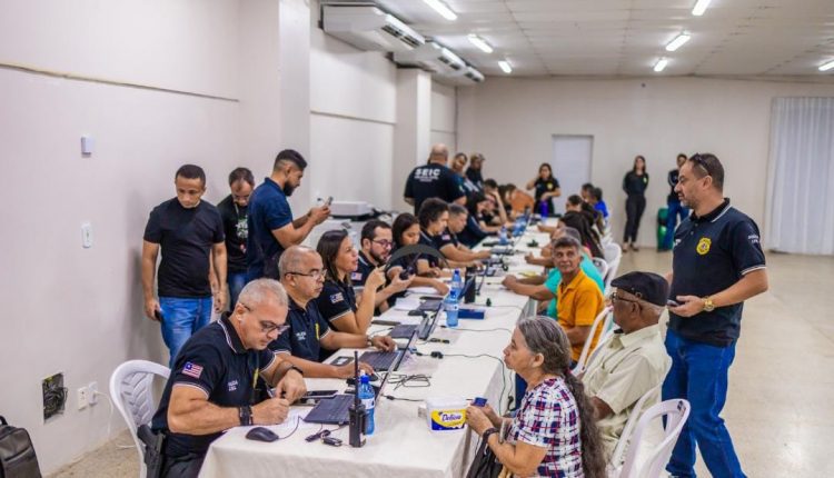 Primeiro mutirão de devolução de aparelhos (Foto: Divulgação)