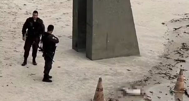 Vídeo; perna humana é encontrada por moradores na Praia da Boa Viagem, em Niterói (RJ)