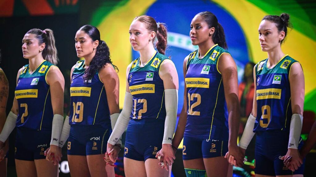 Seleção Brasileira de vôlei vence Bulgária e avança à fase final da Liga das Nações