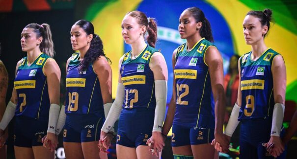 Seleção Brasileira de vôlei vence Bulgária e avança à fase final da Liga das Nações