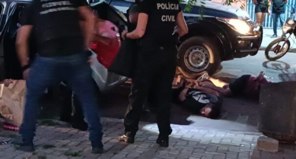 Trio é preso em flagrante instalando ‘chupa-cabra’ em agência bancária no interior do MA