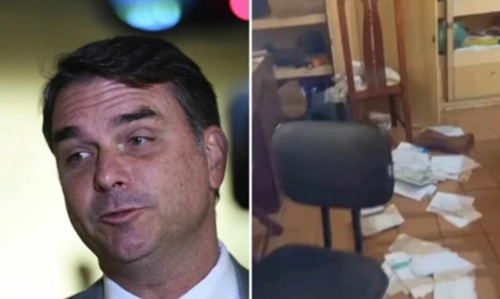 Flávio Bolsonaro relatou detalhes do assalto pelas redes sociais (Foto: Edilson Rodrigues/Agência Senado - Reprodução/Instagram/@flaviobolsonaro)
