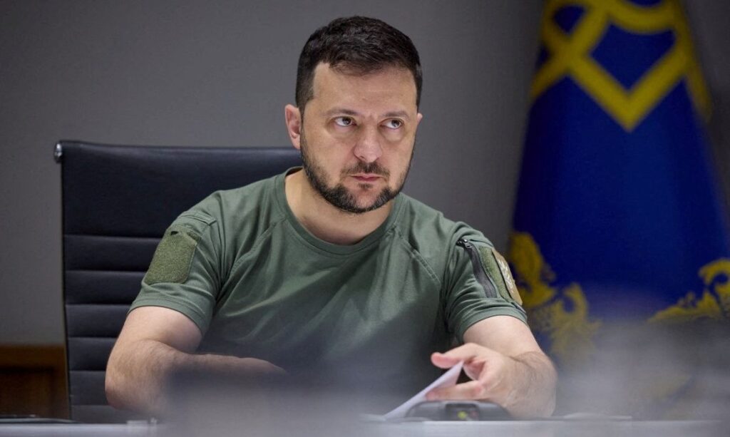 Volodymyr Zelensky, presidente da Ucrânia (Foto: Reprodução)