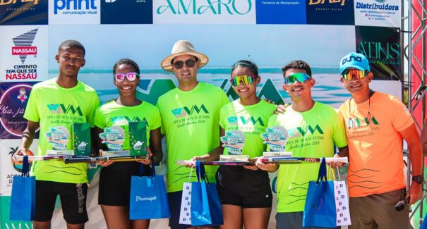 Definidas as duplas vencedoras da 8ª etapa do Maranhense Oficial de Beach Tennis, em Santo Amaro
