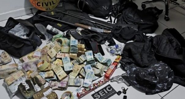 Polícia Civil desarticula grupo envolvido em ataque a carro forte em Carolina; meio milhão de reais recuperados até agora