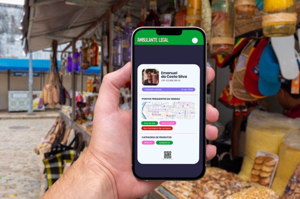 Ambulante Legal: aplicativo pioneiro aproxima comerciantes informais e órgãos públicos no Maranhão