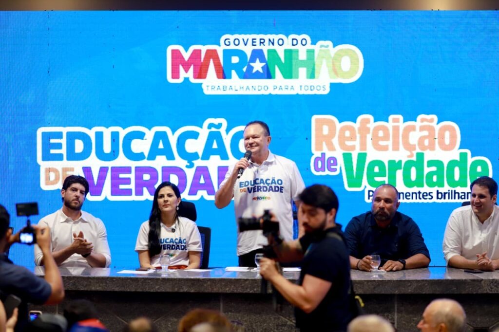 Governo do Maranhão lança macroprograma “Educação de Verdade” para fortalecer alimentação, transporte e tecnologia nas escolas