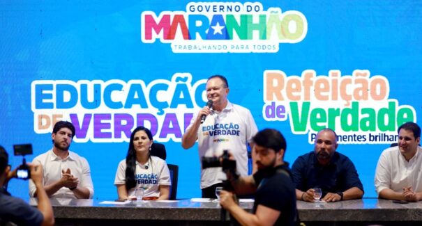 Governo do Maranhão lança macroprograma “Educação de Verdade” para fortalecer alimentação, transporte e tecnologia nas escolas