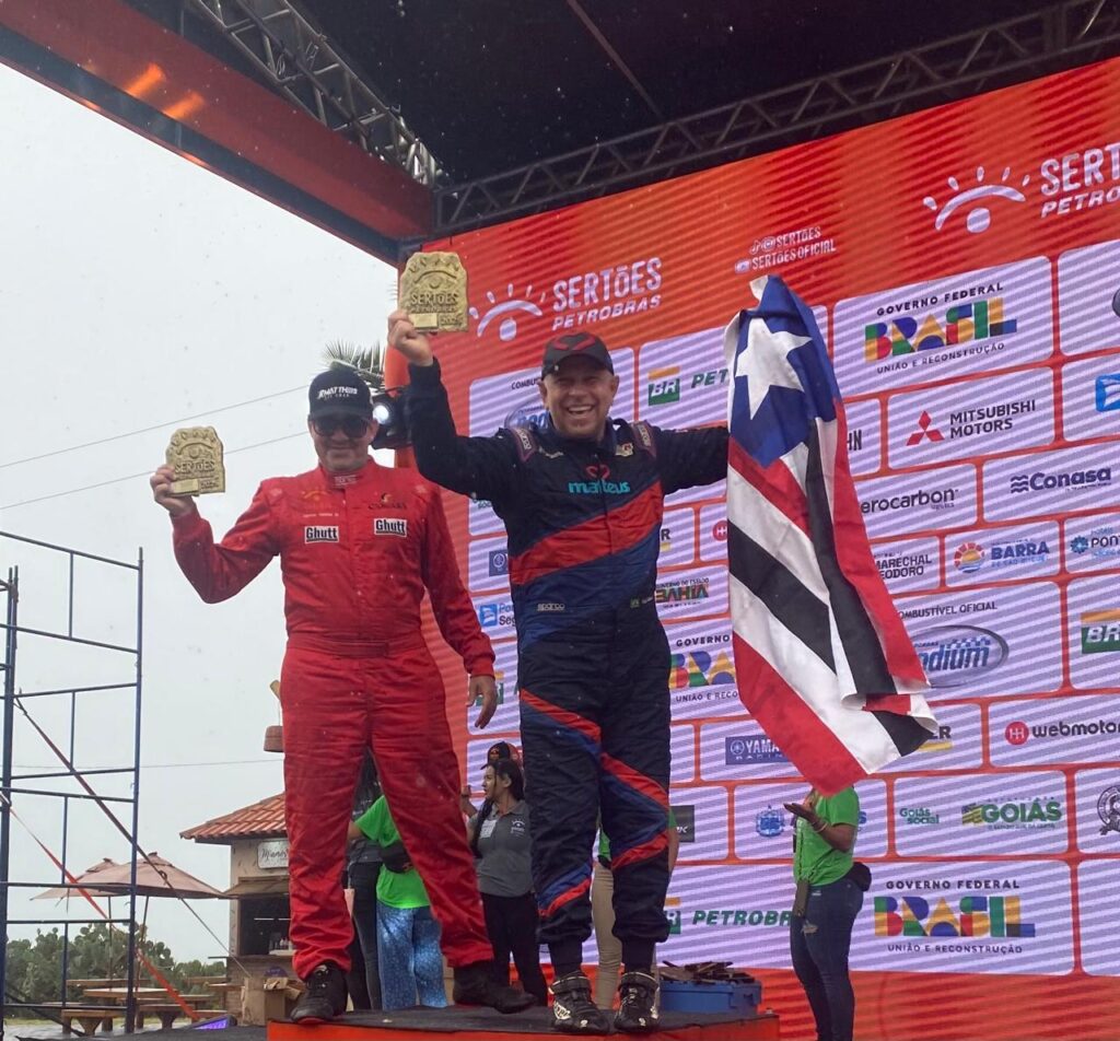 Fábio Cadasso e Marcus Vinicius ficam em 2º lugar no Rally dos Sertões