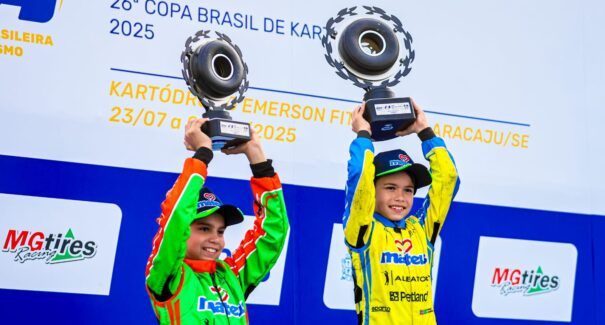 Irmãos maranhenses se destacam no kartismo nacional com pódio duplo na Copa Brasil