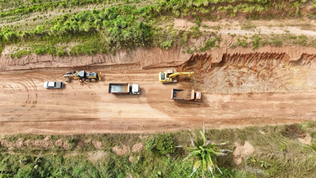 Sinfra - Pavimentação da MA-247 avança no Médio Mearim (Foto: Jailson Rego)