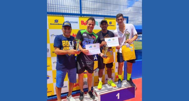 Definidos os campeões de Torneio de Tênis da AABB