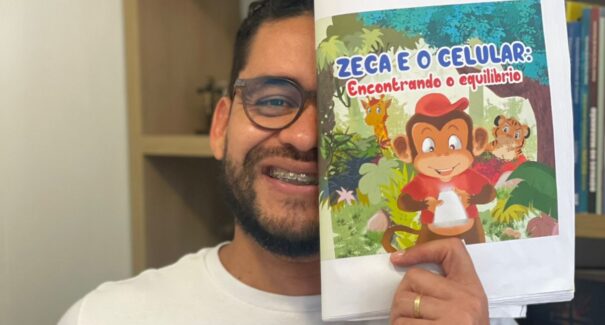 Escritor maranhense lidera vendas na Amazon com livro infantil sobre uso consciente da tecnologia