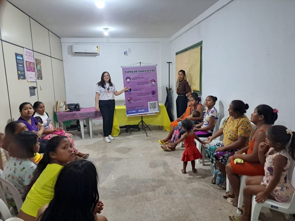 Tribunal de Justiça promove ação do programa “Maria da Penha no Cotidiano” com mulheres imigrantes