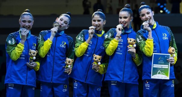 Brasil conquista medalha inédita no Mundial de Ginástica Rítmica