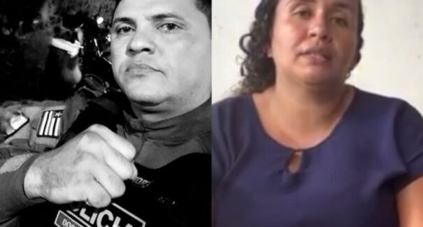 Viúva de policial assassinado enfrenta dificuldades enquanto prefeito acusado responde em liberdade