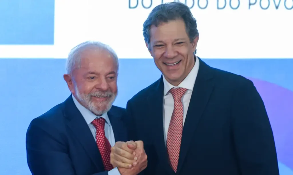 Presidente Lula e ministro Haddad (Foto: Valter Campanato/Agência Brasil)
