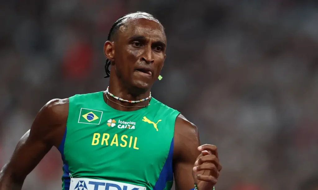 Alison dos Santos (Foto: Reuters/Eloisa Lopez)