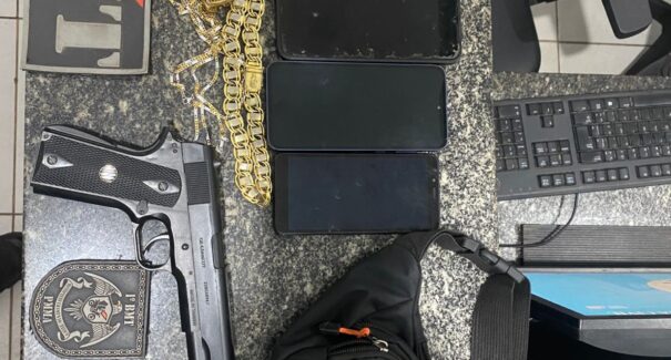 Vídeo: Polícia Militar apreende simulacro de arma de fogo durante abordagem a ônibus em São Luís