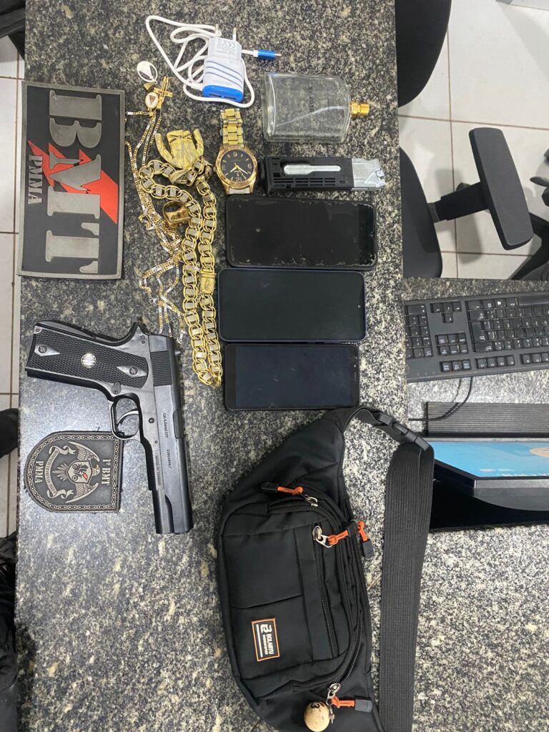 Material apreendido pela Polícia Militar do Maranhão (Foto: Divulgação)