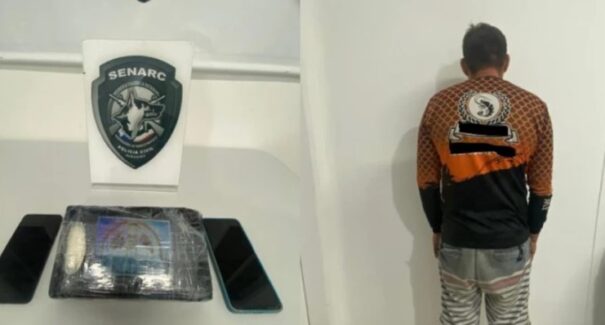 Homem é preso com tablete de cocaína em Raposa após naufrágio de embarcação