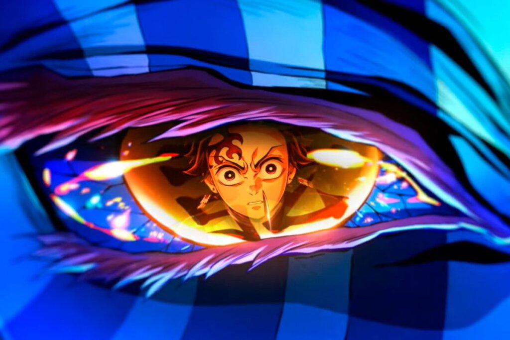 “Demon Slayer: Kimetsu No Yaiba – Castelo Infinito” acompanha a história de um jovem que tenta vingar a família assassinada por um demônio (Foto: Reprodução digital/Aniplex, Shueisha e Ufotable)
