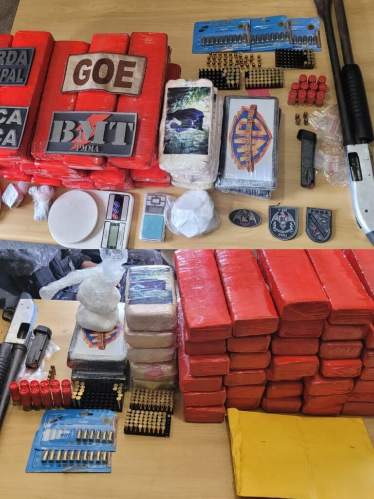 Materiais apreendidos na operação (Foto: Divulgação)
