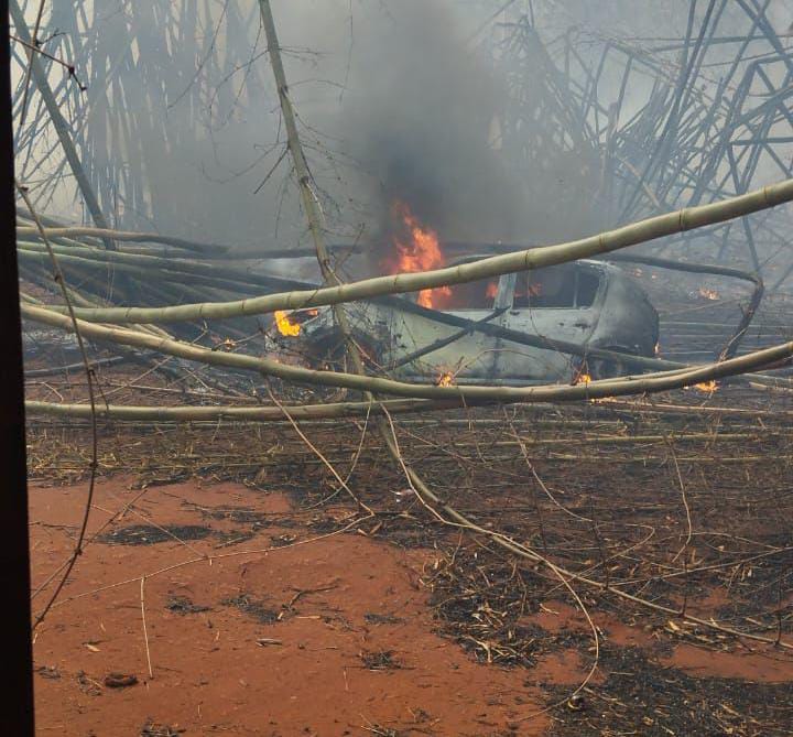 Fogo descontrolado no sul do Maranhão (Foto: Divulgação)