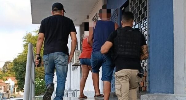 Casal é preso por envolvimento em assalto loja de veículos em São Luís