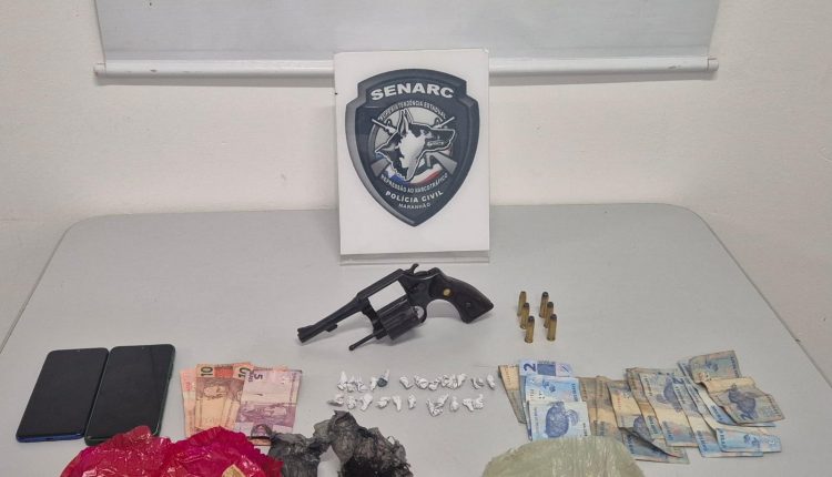 Polícia Civil prende duas pessoas por tráfico de drogas na capital