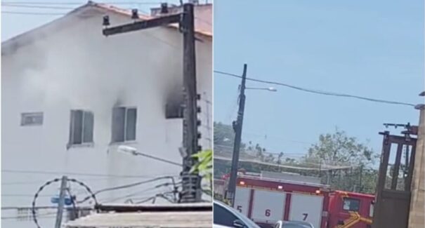 Incêndio atinge apartamento em condomínio no Turu, em São Luís