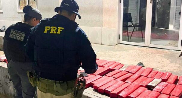 BR-316: 100kg de maconha prensada são apreendidos em Bacabal