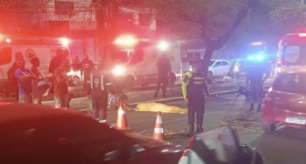 Idoso morre atropelado por motocicleta na Avenida dos Franceses