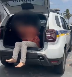 O homem foi conduzido à Delegacia de Proteção à Criança e ao Adolescente, onde permanece à disposição da Justiça (Foto: Guarda Municipal de São Luís)