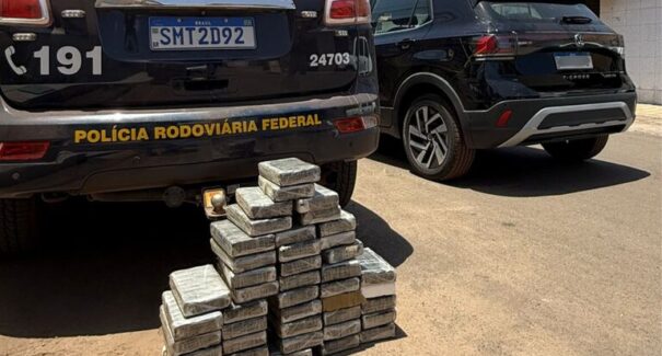 PRF apreende cerca de 48 kg de cocaína na BR-135, em Itapecuru-Mirim