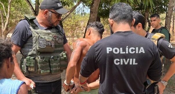 Polícia Civil prende homem considerado de alta periculosidade, investigado por homicídio qualificado e estupro de vulnerável