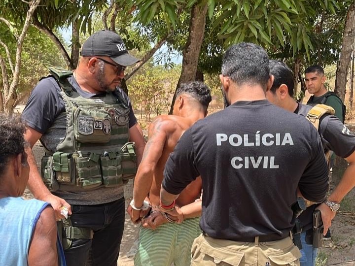 Polícia Civil prende homem considerado de alta periculosidade, investigado por homicídio qualificado e estupro de vulnerável