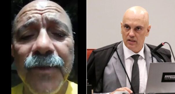 Condenado por ameaçar Alexandre de Moraes pode voltar ao presídio